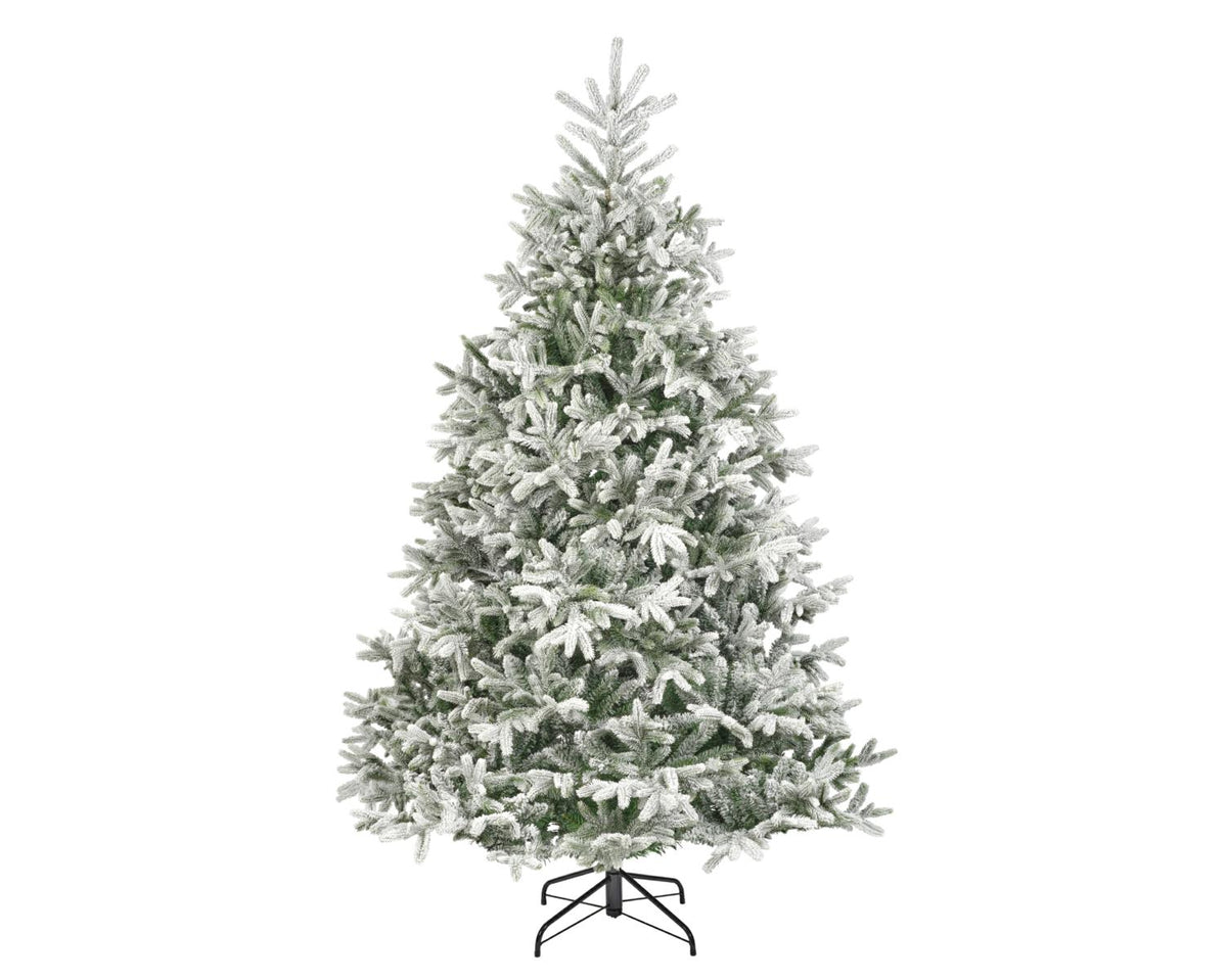 ALBERO NORDMANN      INNEVATO VERDE/BIANCO H180 D130CM