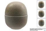 ANTIQUA-COPPETTA UOVO CON COPERCHIO CM.12,5 H.14 IN GRES