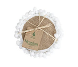 SET 4 SOTTOBICCHIERI15CM IUTA NATURALE