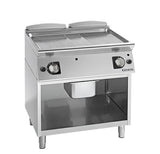 FRY-TOP A GAS DOPPIOPIASTRA RIGATA 800X700X850