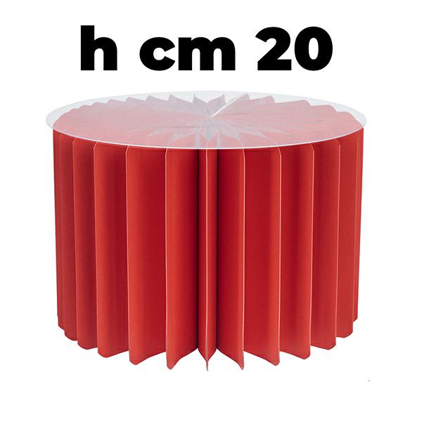 COLONNA CARTA 180 GR30X20 ROSSO+PLAST TOP