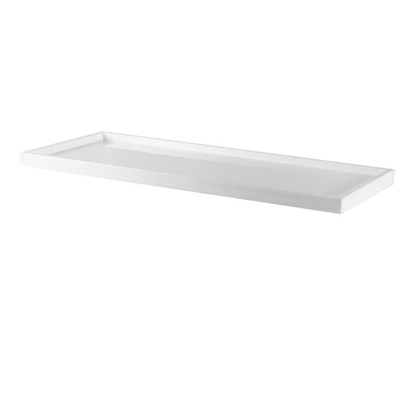 VASSOIO RETTANGOLAREBIANCO OPACO 35X6X4H