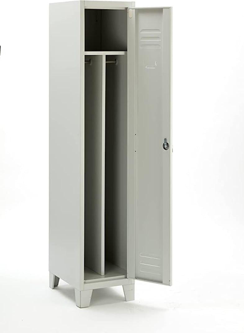 ARMADIETTO SPORCO/PULITO SLIM 1POSTO 35X50X180 GRIGIO