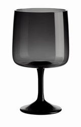 BICCHIERE DA VINO GRIGIO 14CM 300ML