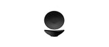 COPPETTA OVALE NERA 8.5X8CM H3