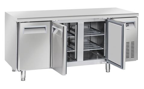TAVOLO CONGELATORE INOX 3 PORTE GN1/1 -18/-22 °C