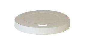 COPERCHIO BICCHIERE 360ML BIANCO CARTONCINO C/FORO CF=50PZ