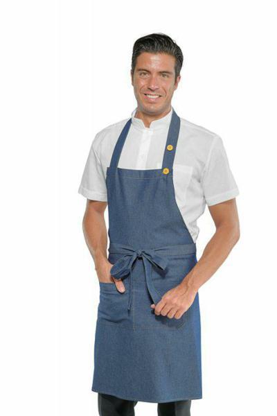 GREMBIULE RODI JEANS100% COTONE