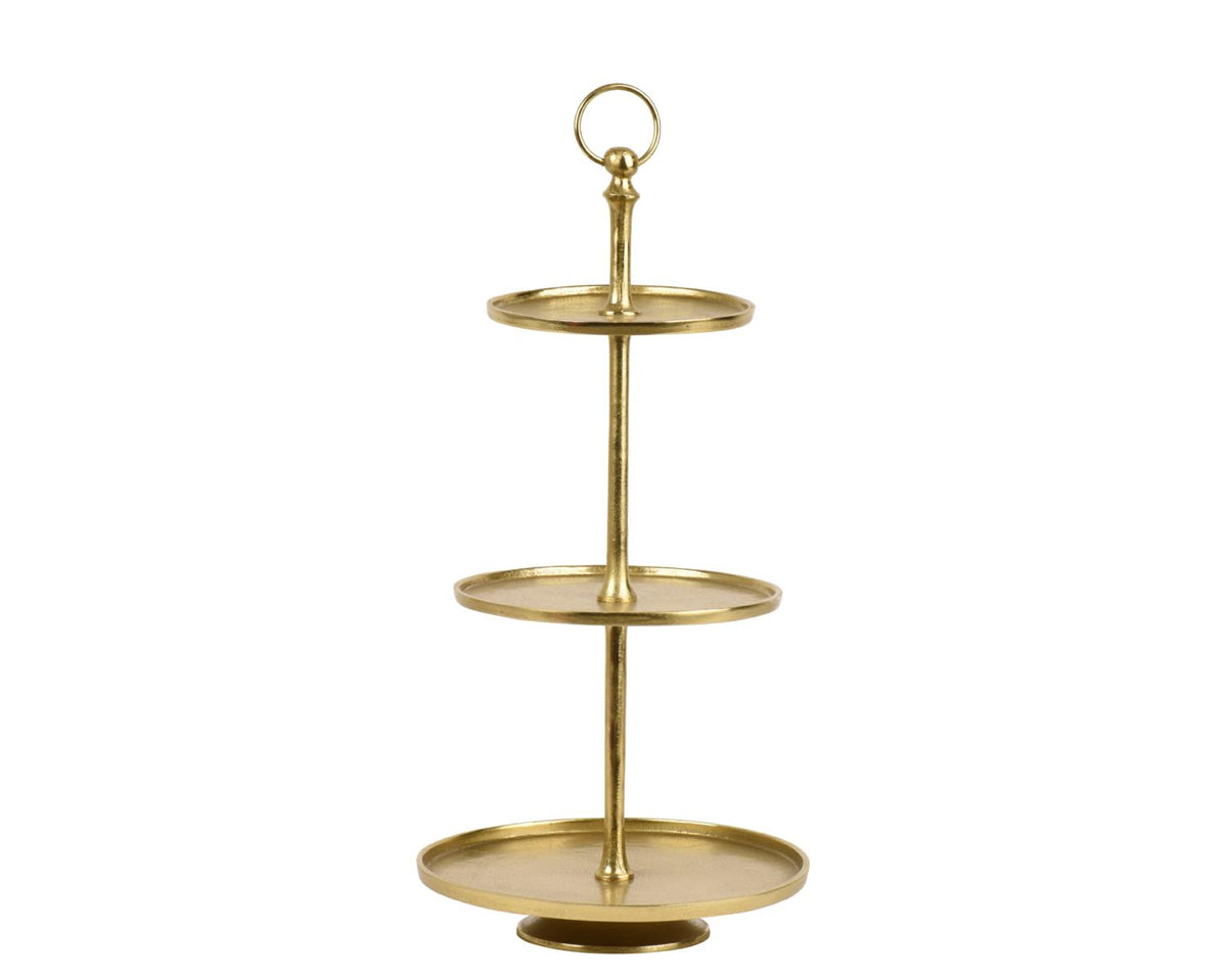 ALZATA ALLUMINIO ORO D30 H60CM