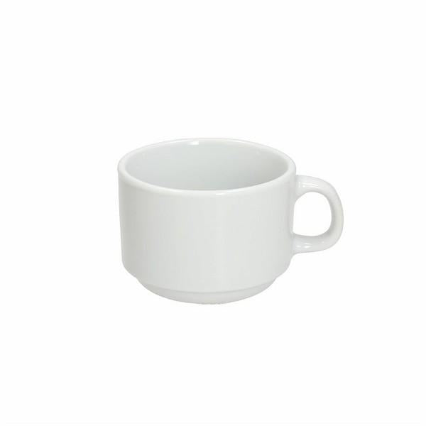 TAZZA TE' S/P IMPILABILE 200CC BIANCA 'H-SHAPE'