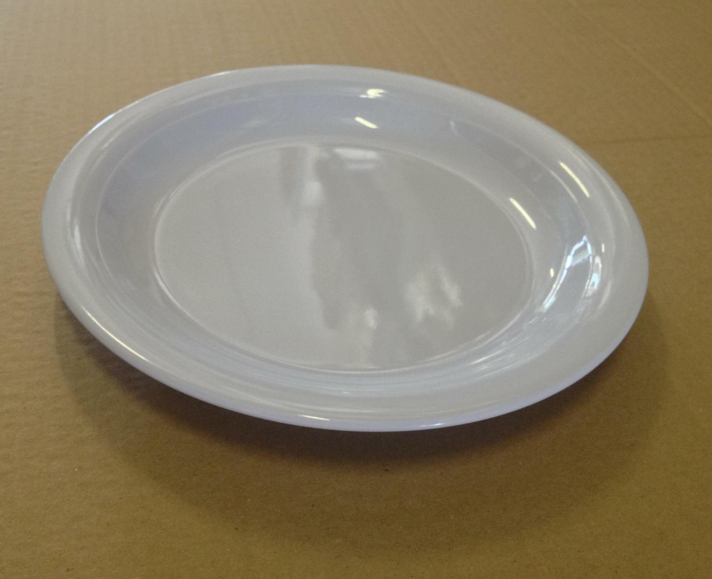 PIATTO PIANO MELAMINA DIAM.23 BIANCO