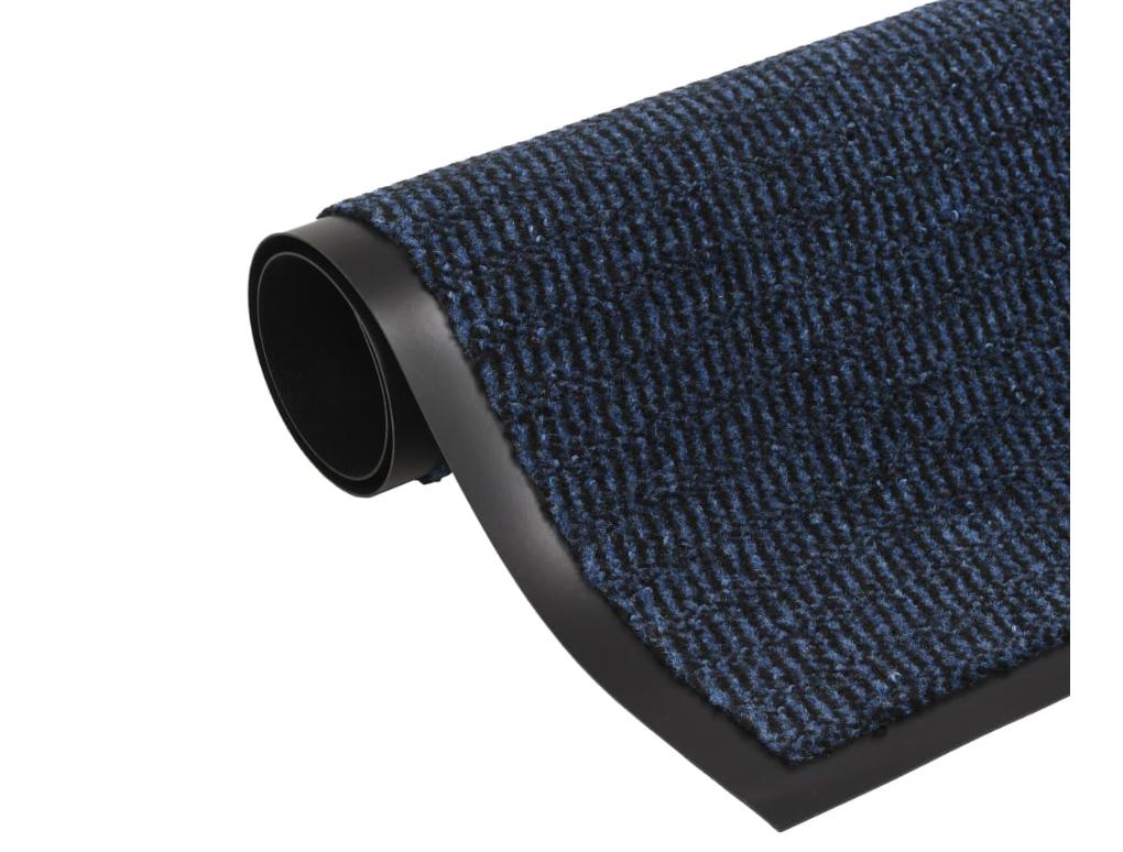 TAPPETO RETTANGOLARE50X75CM C/BORDO SLU9010 BLU PETROLIO