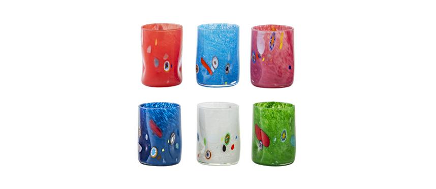BICCHIERE 28CL "I GOTI" COL.ASSORTITI