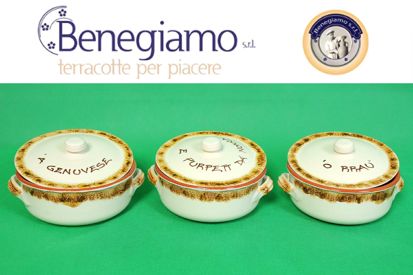 CASSERUOLA FAMILIA CM24 AVORIO STRIATO+ SCRITTA