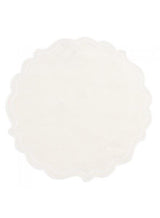 SOTTOPIATT0 IN TESSUTO BIANCO 35CM