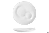 PIATTO PIANO GOURMETTONDO CM.32 SELECTA BIANCO