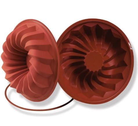 STAMPO SAVARIN SILICONE MOULD SF224  DIAM.240 ALTEZZA 60MM