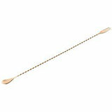CUCCHIAIO/FORCHETTA COCKTAIL 50CM INOX COPPER LOOK