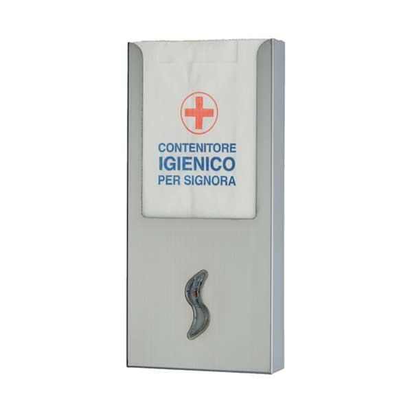 DISTRIBUTORE SACCHETTI IGIENICI CARTA INOX SATINATO BRINOX