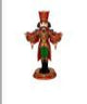 PORTACANDELE SOLDATINO IN RESINA COL.ROSSO cm25x13,5h45,5