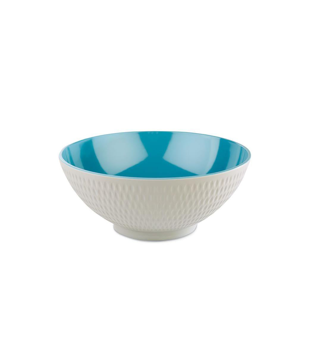 BOWL 14CM WHITE TEAL'ELIPSE'