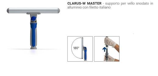 TERGIVETRO GLOSS-W COMPLETO INOX CM.35