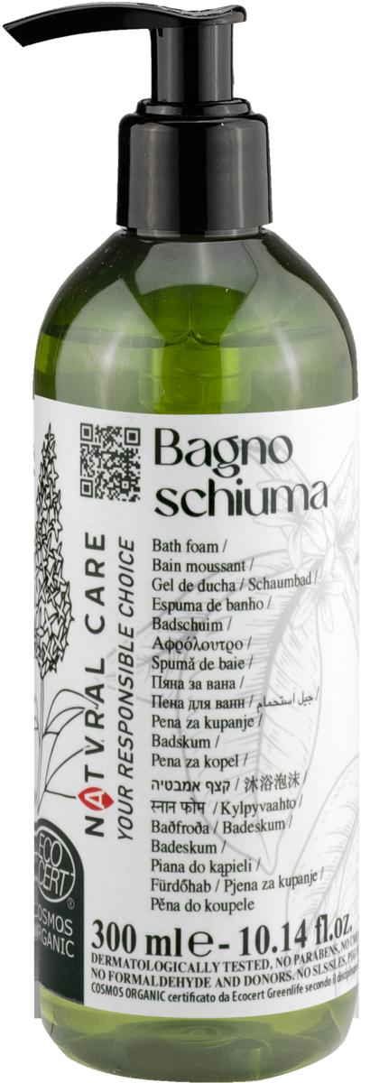 DISPENSER FLACONE BAGNOSCHIUMA NATURAL CARE 300ML C/EROGATOR