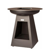 BARBEQUE H100 W/WOODSTORAGE VERNICIATO NERO