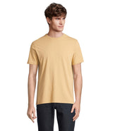 T-SHIRT UNISEX MANICA CORTA MOD.LEGEND COLORDARK BEIGE