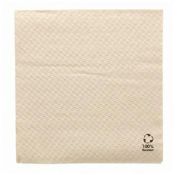 TOVAGLIOLO ECO 33X33CM 1V BIANCO 23G NATURAL RIC. CF=100PZ