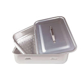 VAPORIERA RETT. 40CMIN ALLUMINIO 3MM