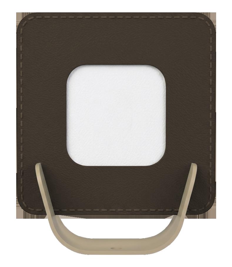 PORTA QR SEGNAPOSTO SABBIA ST06 MARRONE 10X4X11,5CM