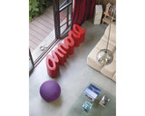 SEDUTA AMORE CM.145X35X45 FLAME RED