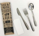 SET FORCH+COLT+CUCCH ACCIAIO INOX C/TOV.USE&REUSE