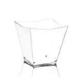 VASSOIO MINI DESSERTDIAMANTE 200CC PS TRASPARENTE CF=50PZ