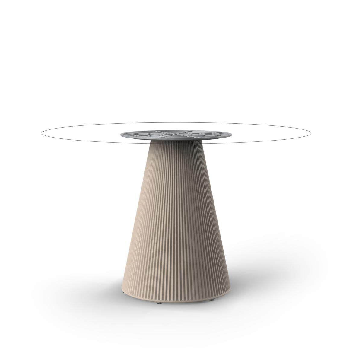 BASE TAVOLO GATSBY Ø50X73 TORTORA