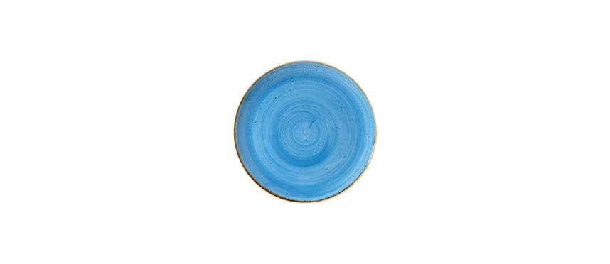 PIATTO PIANO 21,7CM STONECAST BLU CHURCHILL