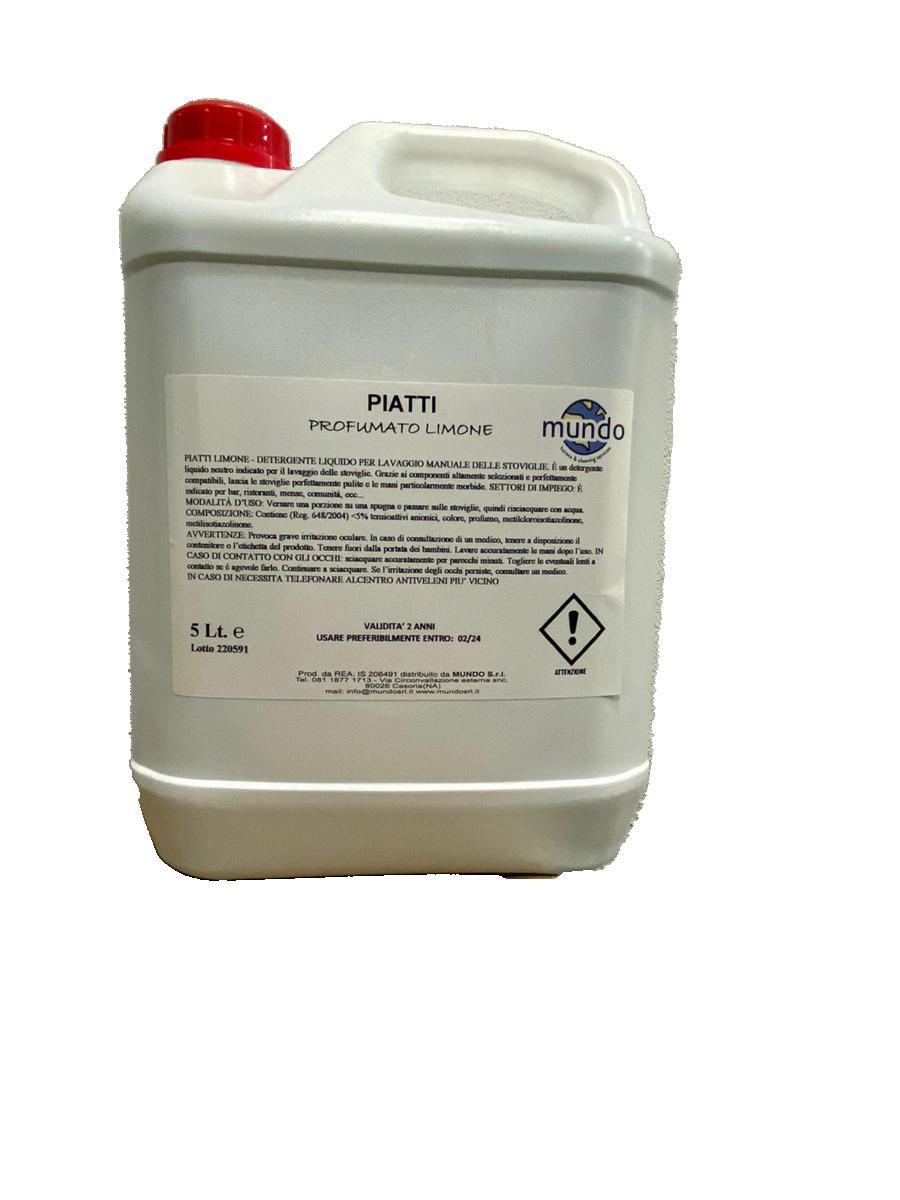 DETERGENTE PIATTI LIMONE "MUNDO" 5LT