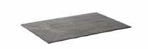 VASSOIO RETT. MELAMINA CM.35X28,5X0.9 ROYAL NERO