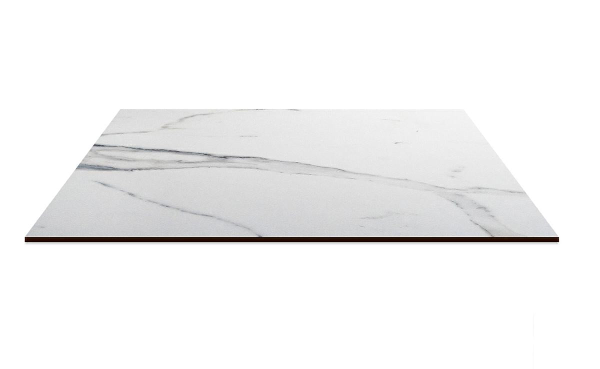 PIANO HPL SP.10MM  80X80cm STATUARIO SHIKY ARREDOTOP