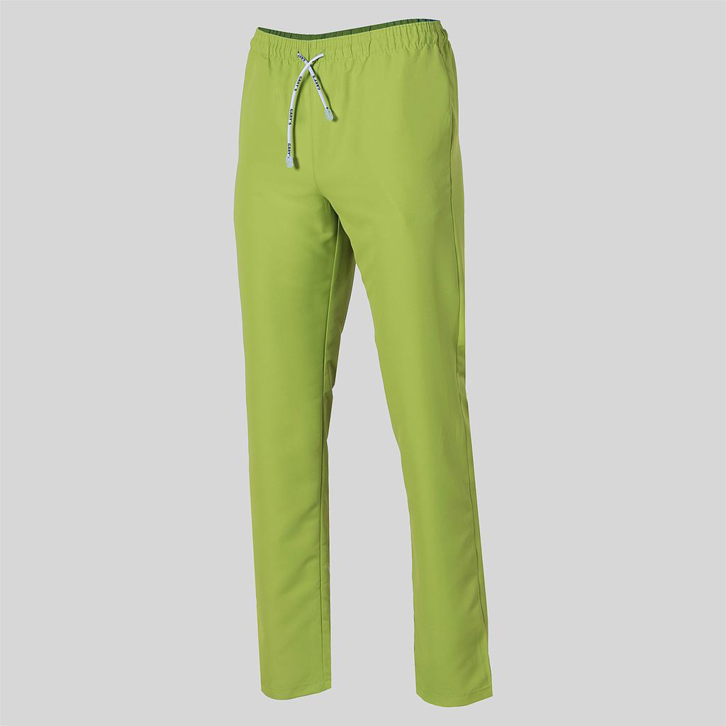 PANTALONE UNISEX LINEA MICROFIBRA COL.PISTACCHIO C/ELAS+CORD