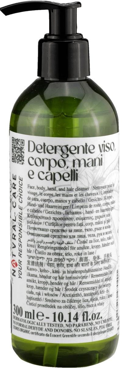 DISPENSER FLACONE SHAMPOO/DOCCIA NATURAL CARE 300ML C/EROGAT