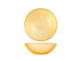 BOWL IN VETRO 16CM CHARM GOLD GLITTER