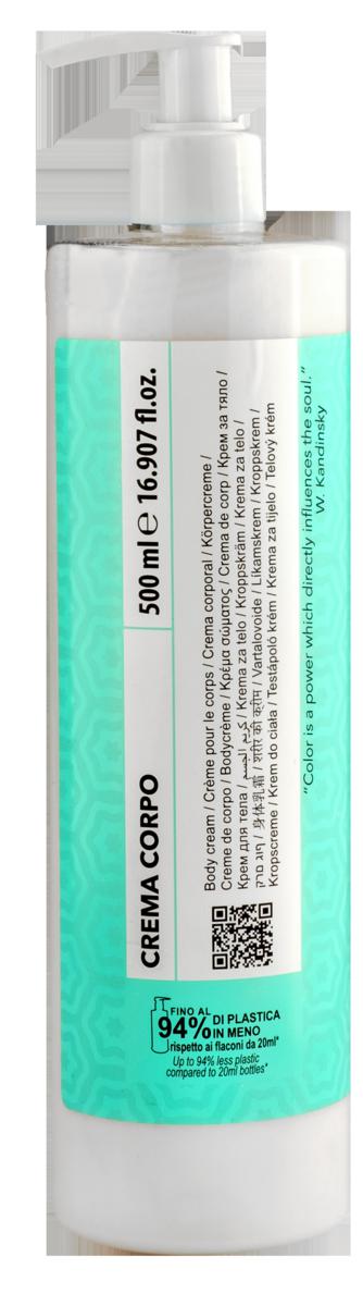 DISPENSER CREMA CORPO BIANCO OPACO 500ML COLOR