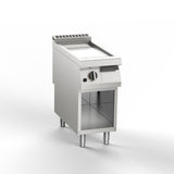 FRY TOP GAS 40 LISCIO CROMATO 900X400X900