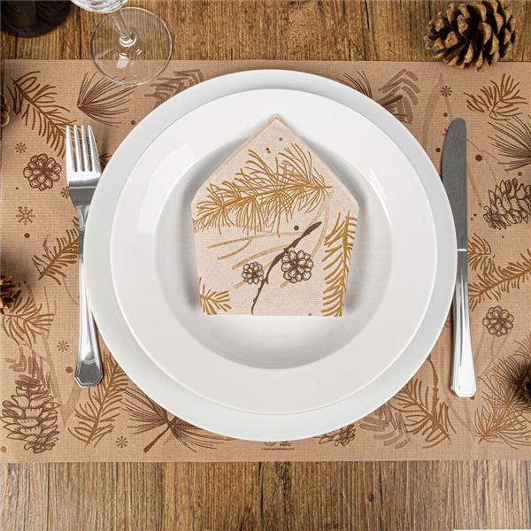 TOVAGLIOLO 40X40 "DOUBLE POINT" ECOLABEL RICICLATO CF=50PZ