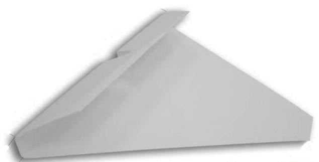 PRENDIPIZZA SAGOMATO284X210 TRIPLOVEGETALE BIANCO CF=50PZ