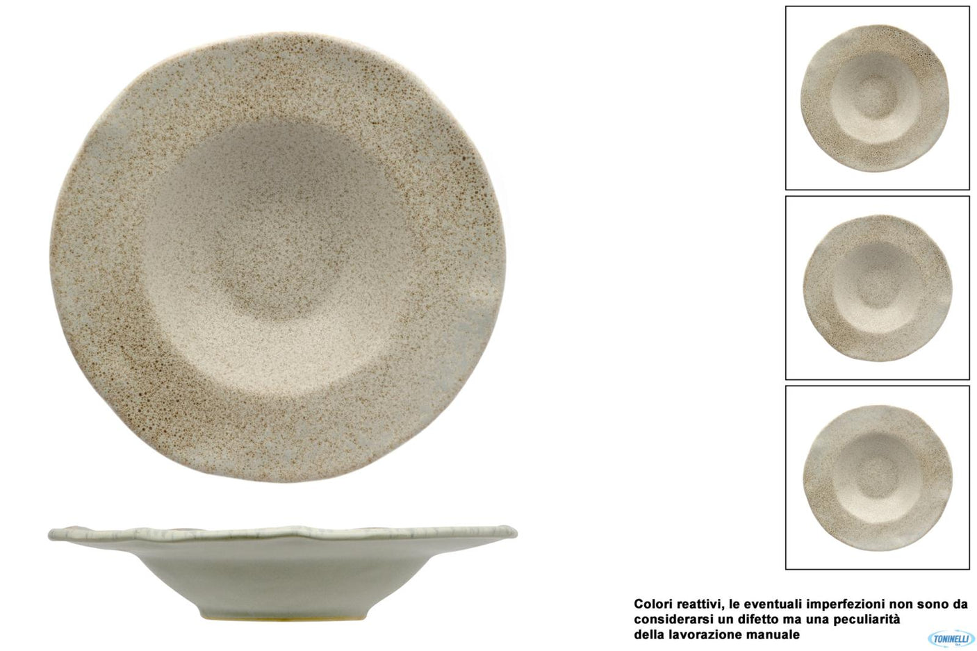 ANTIQUA-PASTA BOWL ORGANIC CM.28 IN GRES