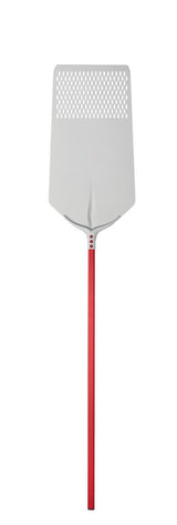 PALA PIZZA"TULIP"RETT.FORATA 40X80 ALL.ANODIZZ MANICO 120CM