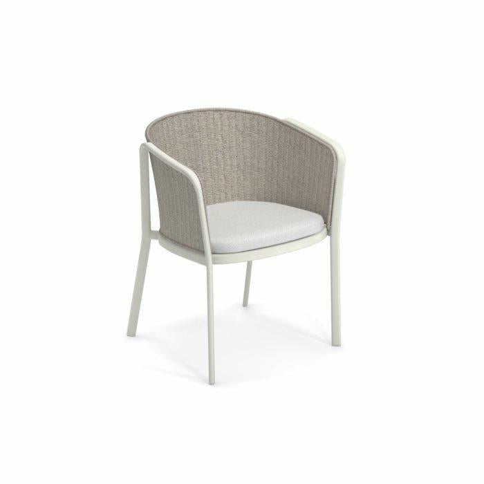 POLTRONA CAROUSEL B.CO RAG.9002 CORDA INTRECCIO FITTO